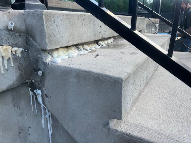 Réparation de fissure par injection a Joliette