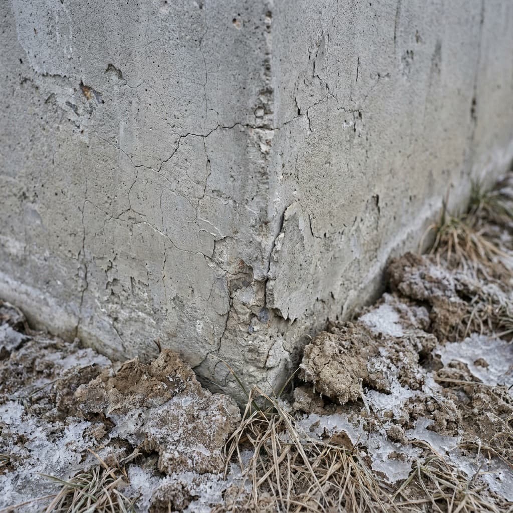 Effritement du béton — Imperméabilisation GSV, Lanaudière (1)