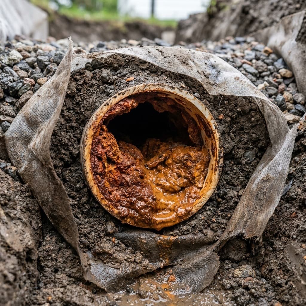 Ocre ferreuse — Imperméabilisation GSV, Lanaudière (2)