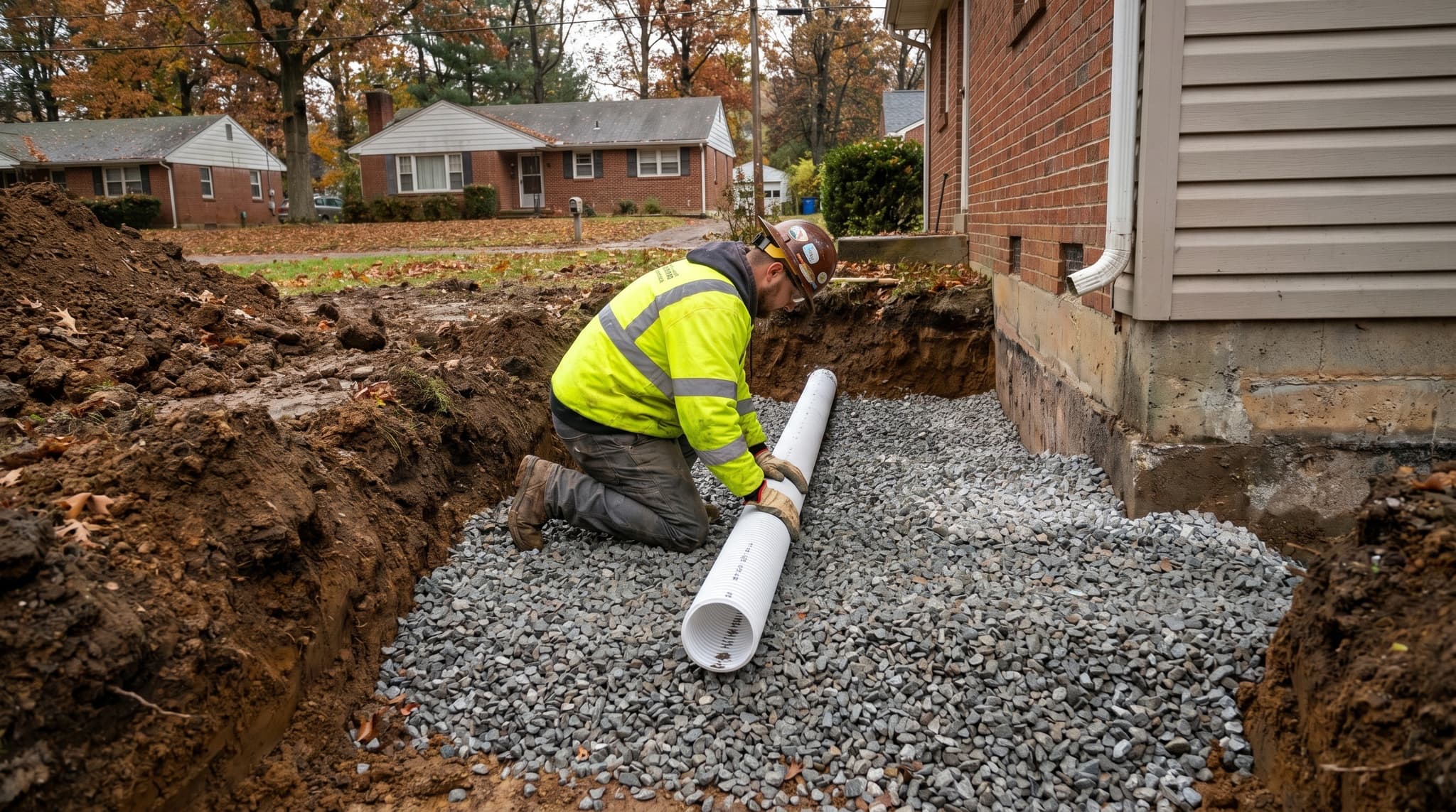 French Drain in Repentigny 1