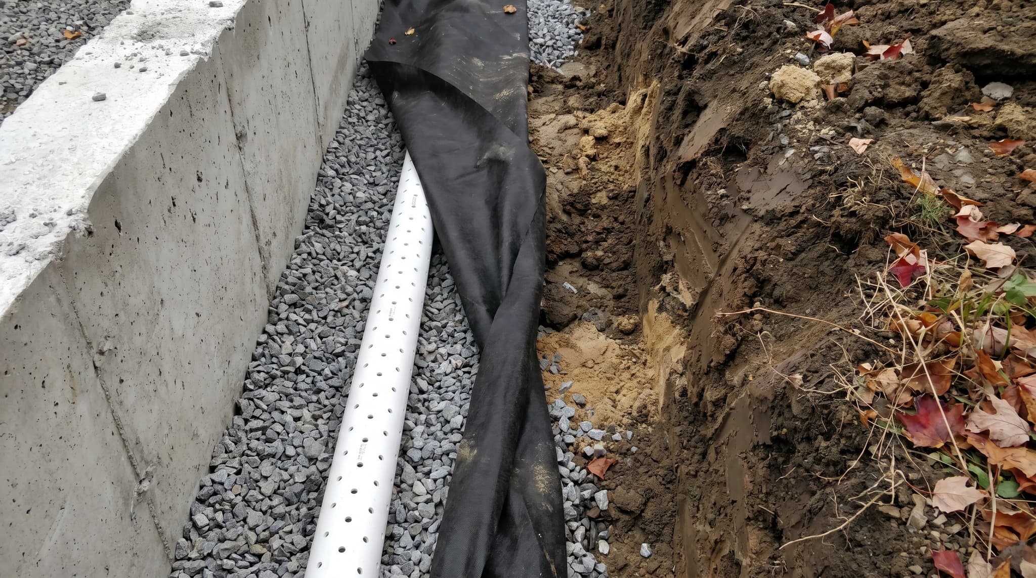 French Drain in Terrebonne 1