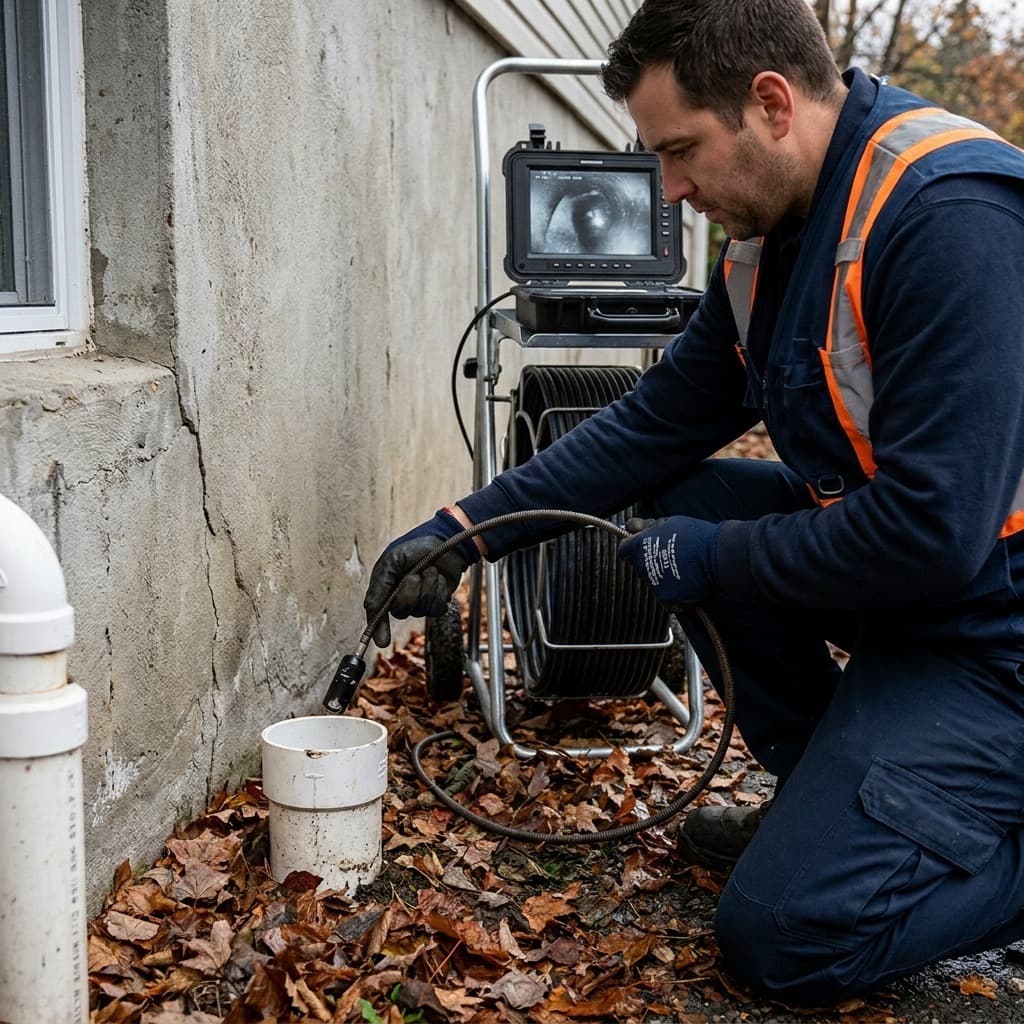 Drain Camera Inspection in Terrebonne 1