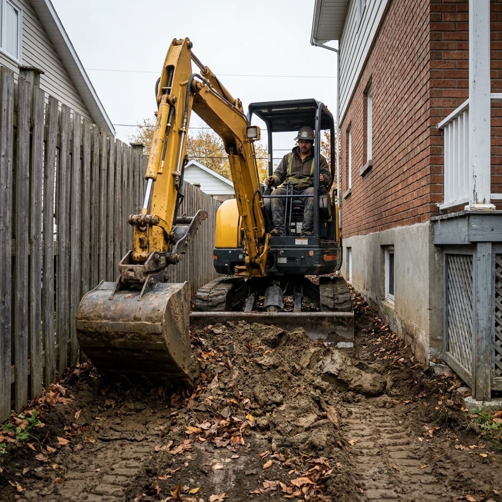 Mini-excavation à Joliette 3