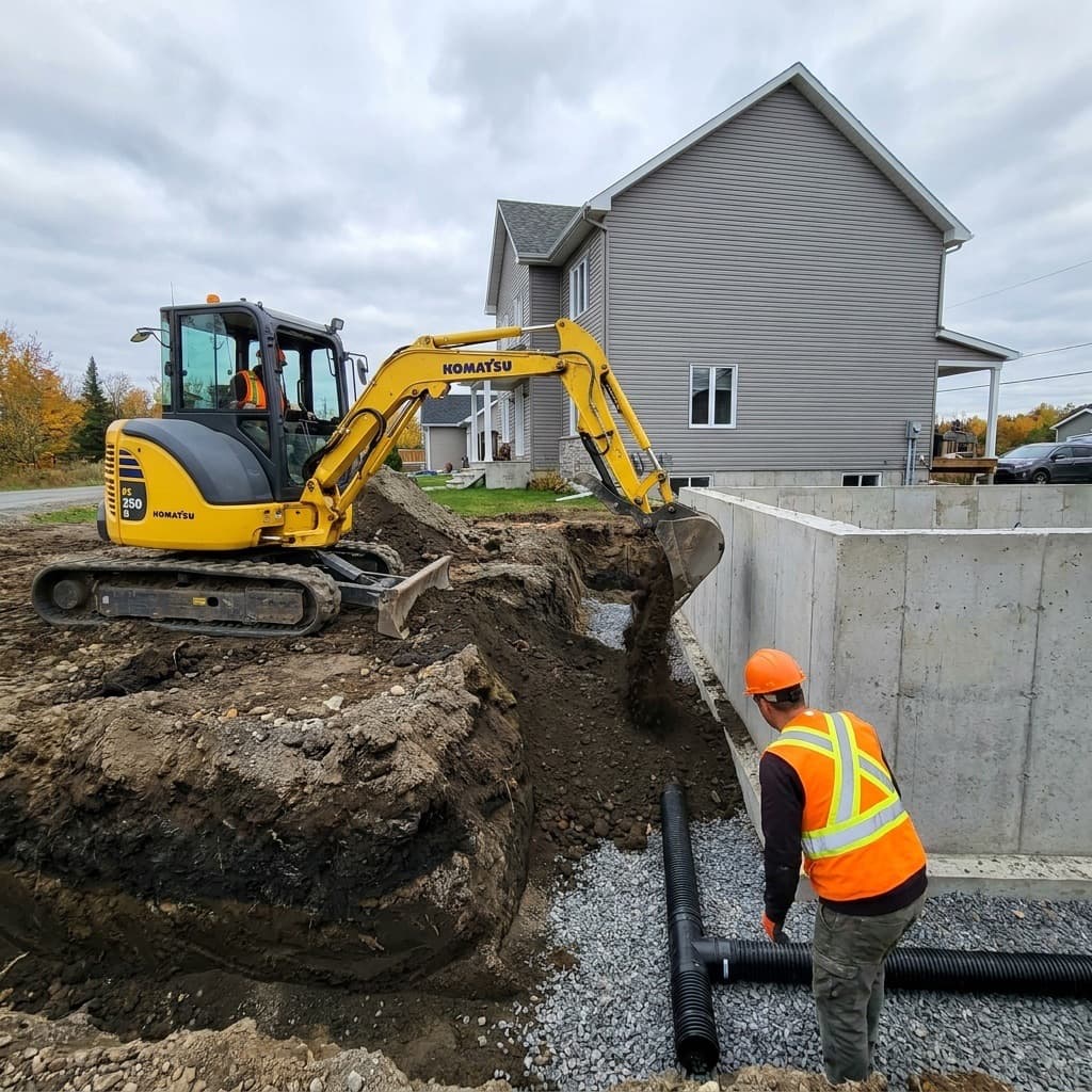 Mini-excavation à Joliette 1