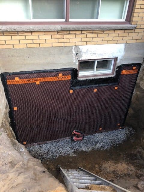 Imperméabilisation de fondation à Saint-Paul — Imperméabilisation GSV