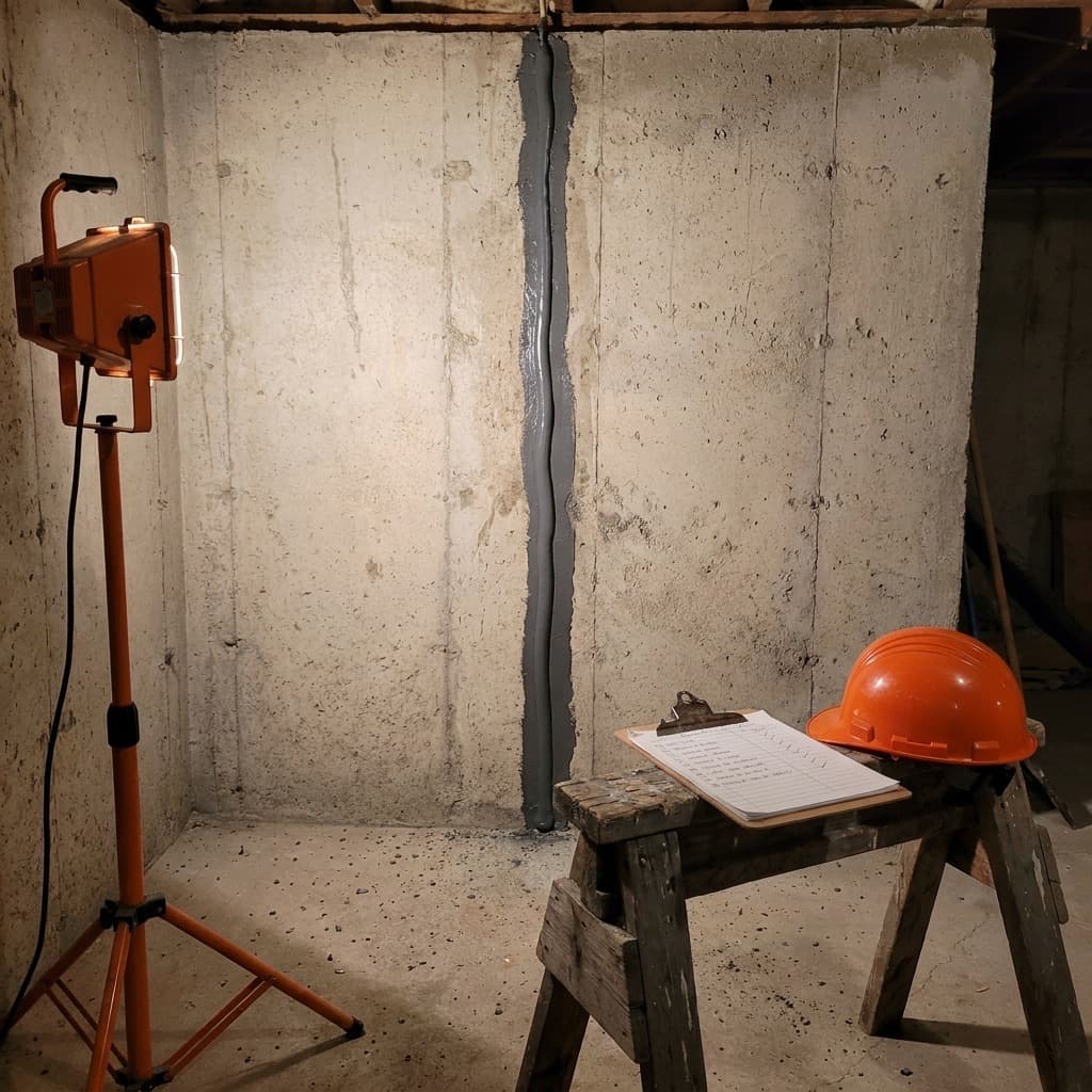 Réparation de fissure de fondation 3